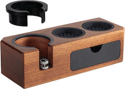 Cecotec Βάση Πατήματος Καφέ Εσπρέσο Baristeo Wood Tamper Station Universal 3 1 51 & 58 Mm Cec-117787