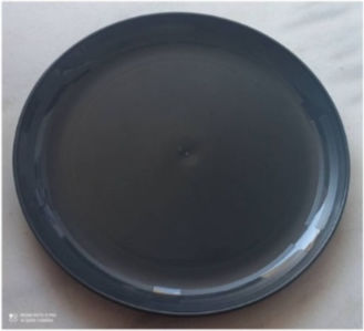 Cyclops Farfurie joasă din plastic neagră 19.5cm