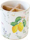 Βάση Μαχαιροπίρουνων 14,5 Cm "fleurs Et Citrons" Easy Life