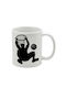 White Basketball Mug