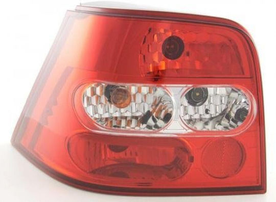 Πίσω Φανάρια Vw Golf 4 Λευκό Κόκκινο 2 Τμχ