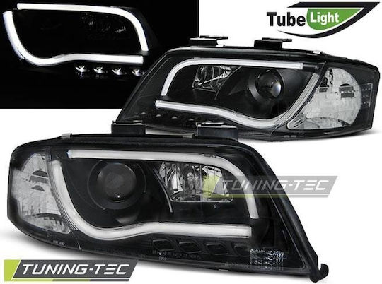 Dayline Car Bulbs Front Black Audi A6 4d Facelift Lpau94