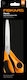 Fiskars Classic Ножици 25см Неръждаемо острие Сиви & Оранжева дръжка 1075039 1бр