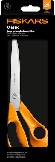 Fiskars Classic Ножици 25см Неръждаемо острие Сиви & Оранжева дръжка 1075039 1бр