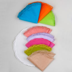 Organza Misineză Rotundă 35x35cm 100buc OS174-35 Organza Misineză Rotundă 35x35cm 100buc OS174-35
