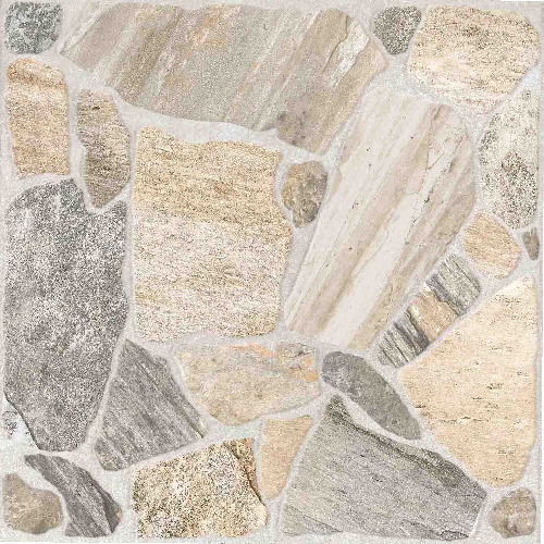 Pietra Fliese für Boden / Wand im Außenbereich aus Granit Matt 45x45cm Grau