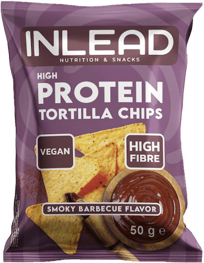 Inlead Nutrition Hochproteine Tortilla Chips 50gr Rauchiger BBQ