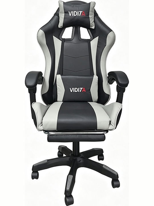 Zita Plus A6060 Καρέκλα Gaming Δερματίνης με Υπ...