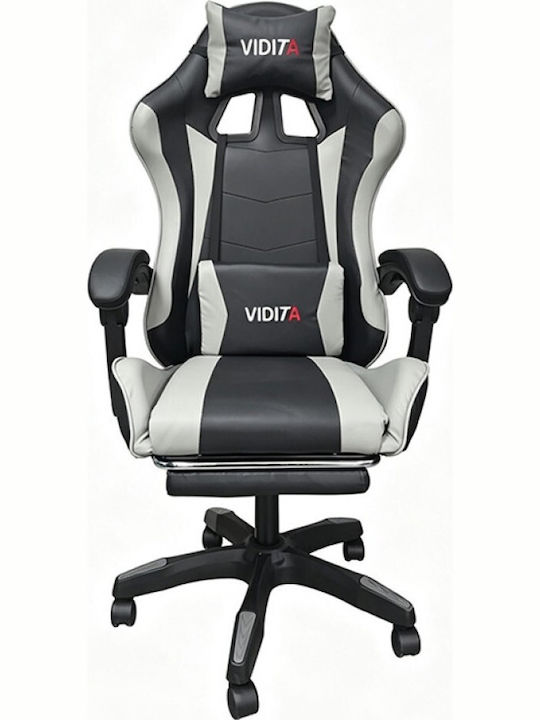 Zita Plus A6060 Καρέκλα Gaming Δερματίνης με Υπ...