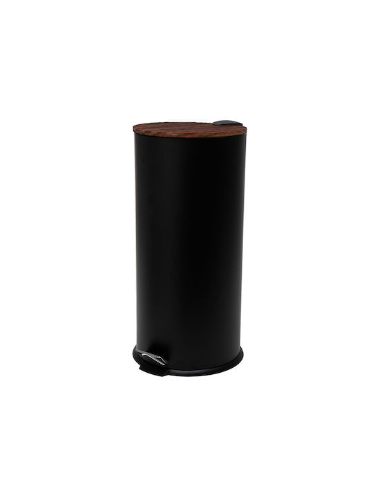 Estia Allure Waste Bin Metallic with Pedal Blac...