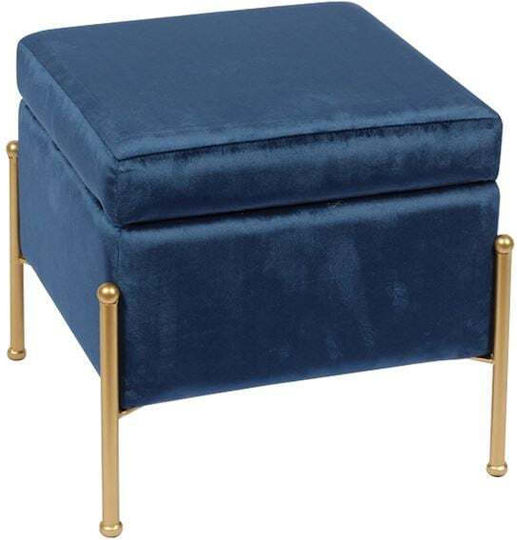 Living Room Metal Stools Radiant Blue