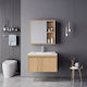 Pakketo Sinkea Mentis Vanity Unit with Sink & M...