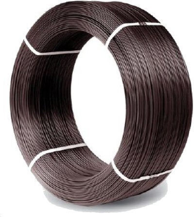 Galvanized Wire Coated Pvc 3.0*3.8mm Brown 5 Kg Dru 3.6 Pw B