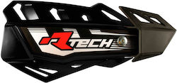 Racetech Προστατευτικές Χούφτες Μηχανής σε Μαύρο χρώμα