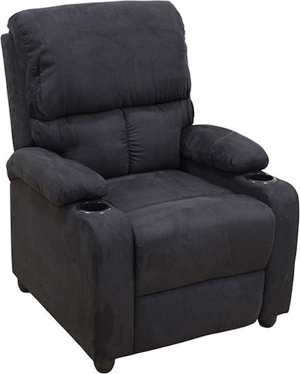 Sonntag Sessel Relax Massage mit Fußhocker Schwarz 78x89x106cm