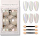 Pearl Nail Decorating Powders 6 Jars