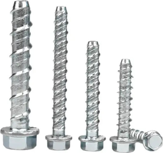 Cement Bolt Hexagon Galvanized with Diameter M10 and Length 140mm MPET-10-140