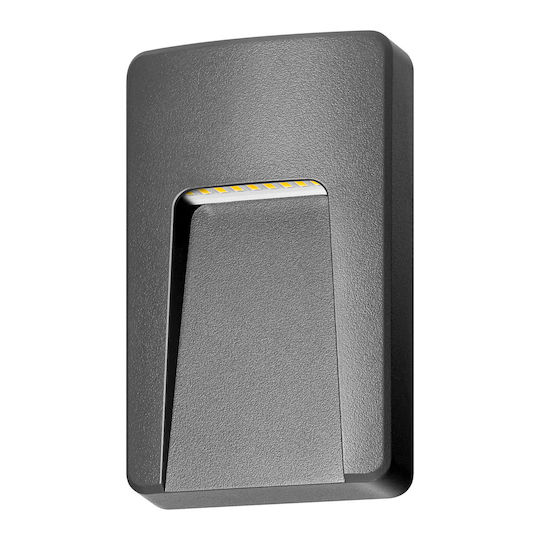 Adviti Waterproof Wall-Mounted Outdoor Lighting LED 3W 4000K Adviti Waterproof Wall-Mounted Outdoor Lighting LED 3W 4000K
