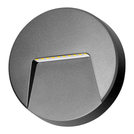 Adviti Waterproof Wall-Mounted Outdoor Lighting LED 3W 4000K Adviti Waterproof Wall-Mounted Outdoor Lighting LED 3W 4000K