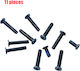 Screws Set Laptop Asus Tuf Gaming F15 Fx506 A15 Fa506 F17 Fx706 A17 Fa706 Kitvisfx506 Kitvisfa506 Kitvisfx706 Kitvisfa706 Bottom Case Screws 2.5 X 15mm & 2.5mm X 12mm & 2.5mm X 6mm 11pcs Code 1-bolt027