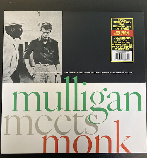 Thelonious Monk Gerry Mulligan Mulligan Meets Monk Vinyl