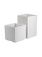 HowHomely Set 2 Kunststoff Blumentöpfe Beige