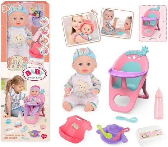 MalPlay Set papușă bebe