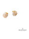 Velegrakis Stud Earrings in 9K Gold with Stones