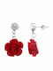 Akzent Steel Pink Earrings
