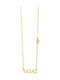 Prince Silvero Godmother Necklace From Gold Plated Silver With Zircon