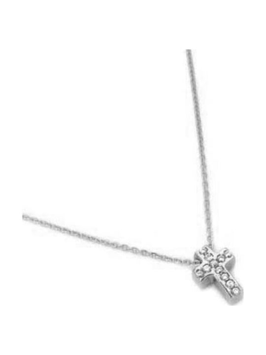 Arteon Woman Silver Cross with Chain