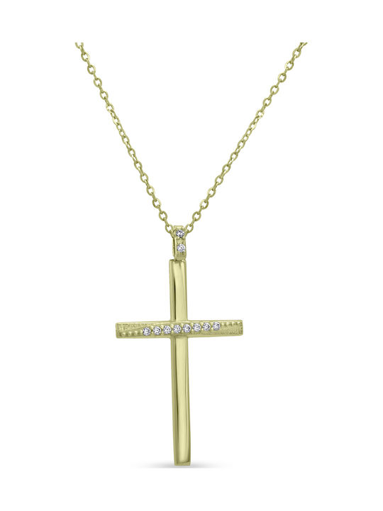 Ortaxidis Gold Cross 9K with Chain