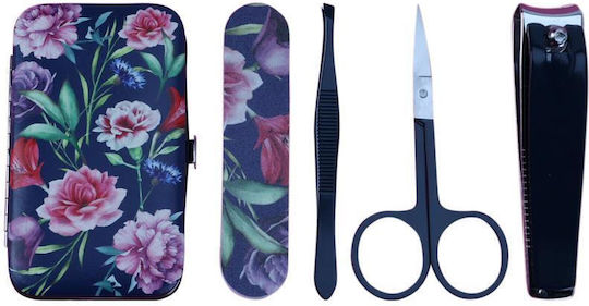 Комплект за маникюр Floral 4 части Калъф