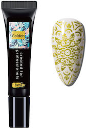 Nail Art Gel False Nail Gold 8ml