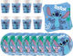 Procos Stitch & Angel Set Lilo Stitch Feen Geburtstag Teller Becher Servietten