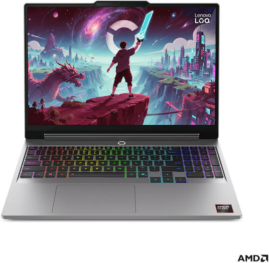 Lenovo LOQ 15AHP11 15.3" IPS FHD 144Hz (Ryzen 7-250/16GB/512GB SSD/GeForce RTX 5060/W11 Home) Luna Grey (GR Keyboard)