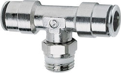 Rotary Tee Connector 1/4" Φ6