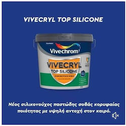 Siliconierter Endgips für Wärmedämmung 25 Kilo Weiß 2,00 Mm Vivecryl Top Silicone Vivechrom