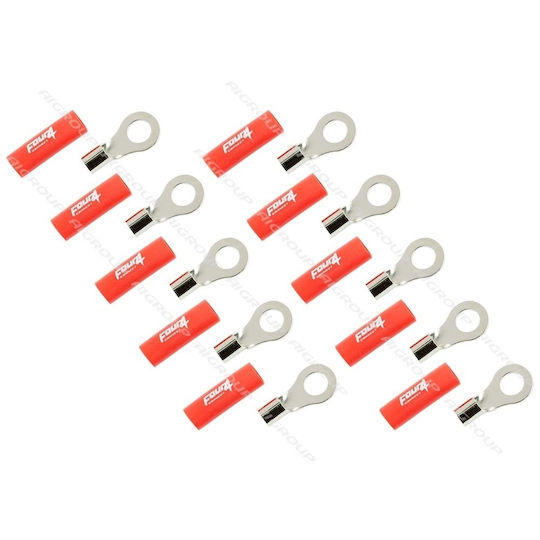 Four Connect Ring Terminals 4-690941 Set of 10 Pieces