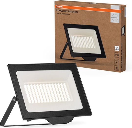 Osram Στεγανός Προβολέας LED 100W Φυσικό Λευκό 4000K με Αισθητήρα Κίνησης IP65