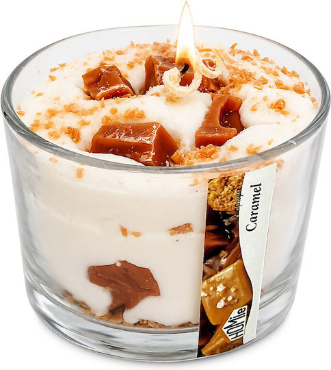 HOMie Aromatic Candle Dessert Caramel in Jar 220gr 12pcs