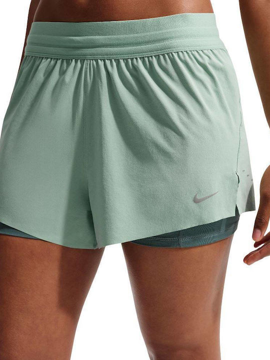 Nike Damen-Shorts - Bermudas Dri-Fit Grün