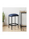 vidaXL Hocker Bar Hölzernes Blau 40x32x74cm
