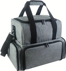 Metallic Cosmetic Case Grey