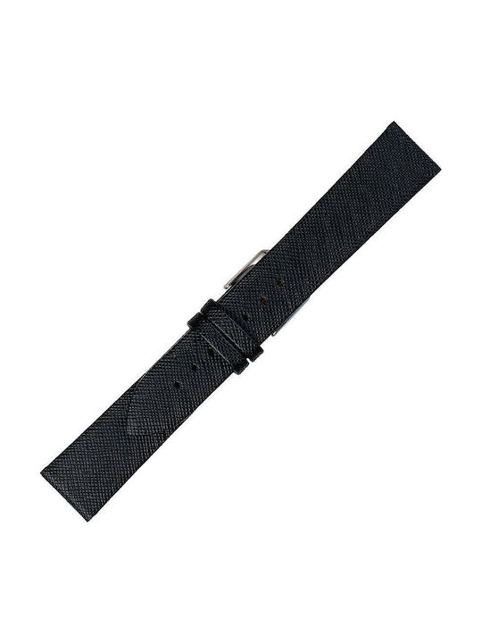 KOSTELO Leather Strap Black 16mm