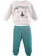 Kids Sweatpants Set Petrol Blue 2 Pieces Kind