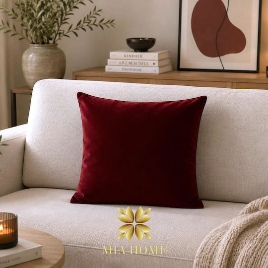 Mia Home Калъф За Възглавница Бордо 45x45см