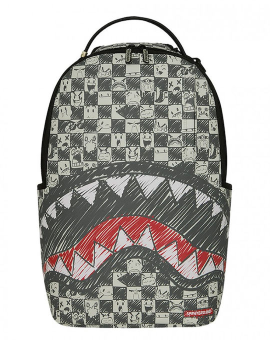 Sprayground Emote Check School Backpack Junior High-High School Multicolour