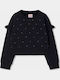 Fleece Bluză pentru copii Neagră Sweatshirt