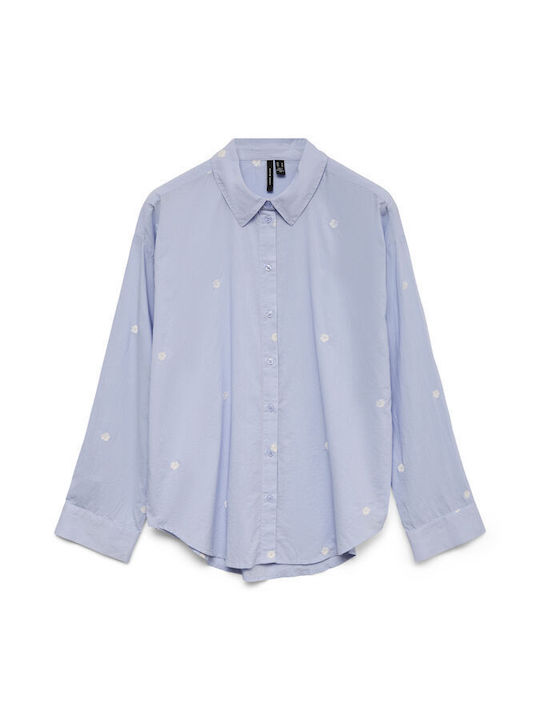 Vero Moda Дамска риза с дълъг ръкав Brunnera Bl...